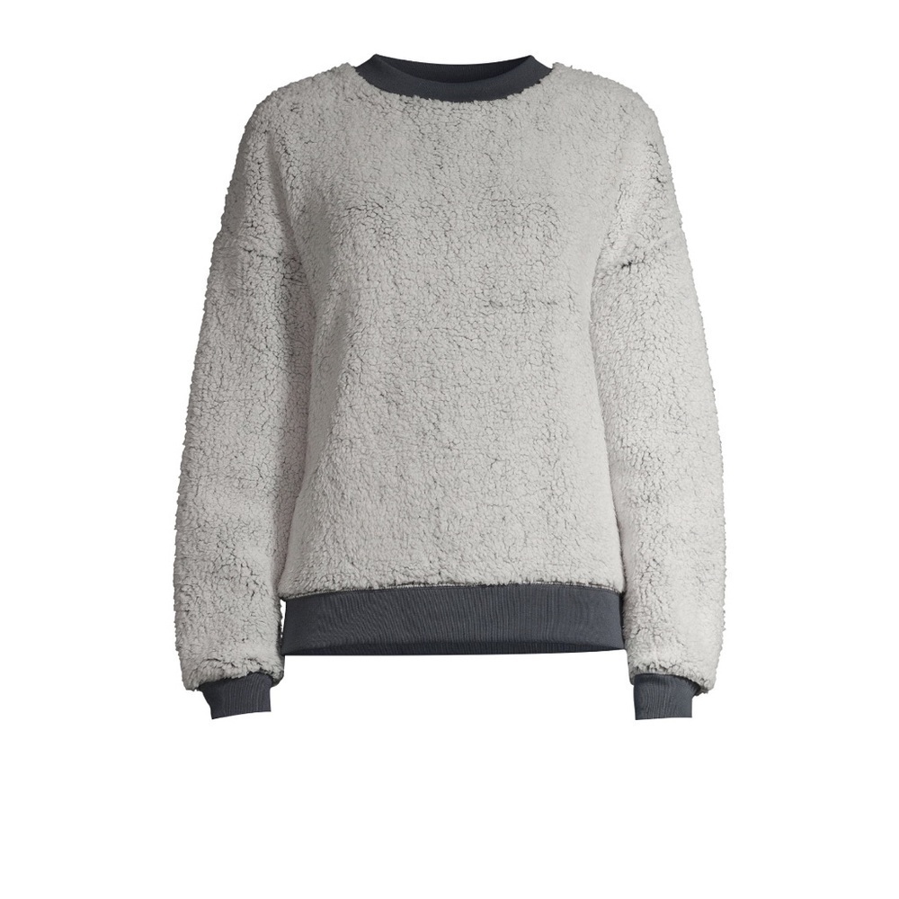 Secret Treasures Women's Faux Sherpa Sleep Top size medium  NWT
